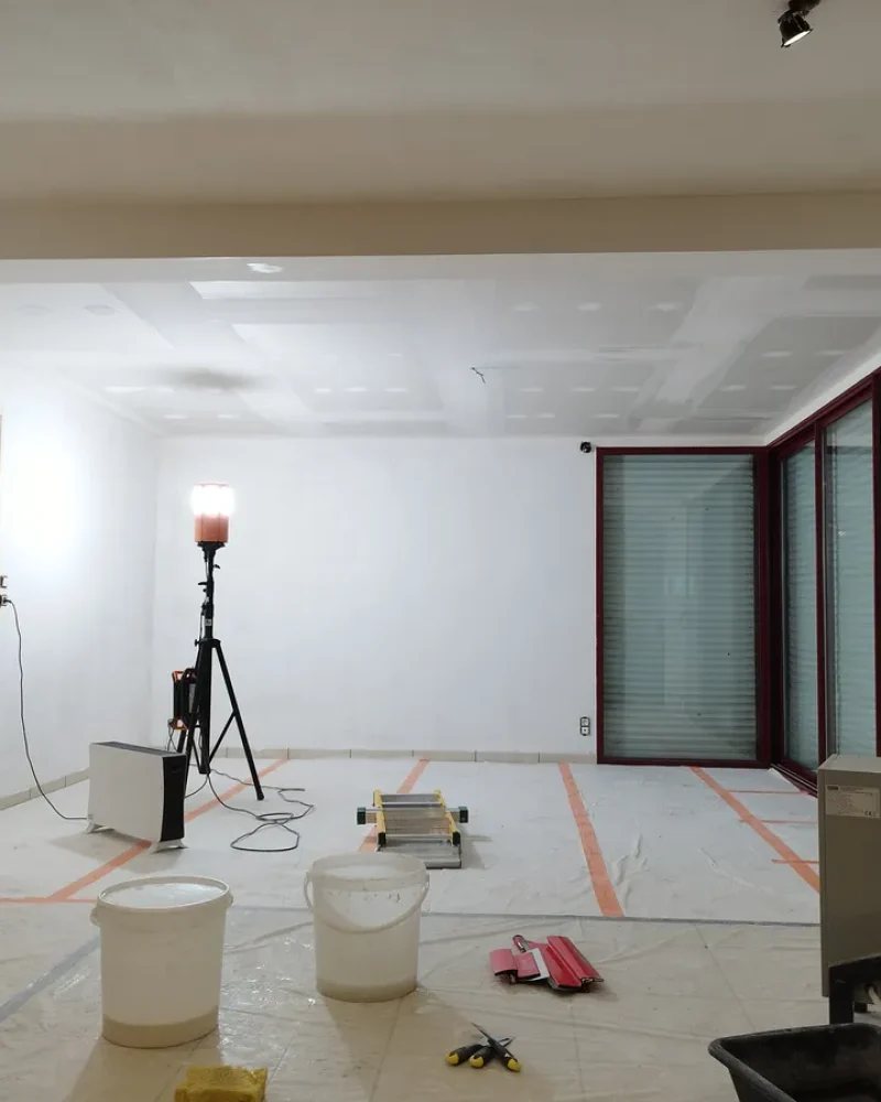 Réalisation de placo décoratif par Jonathan Durand, plaquiste à Saint Prouant