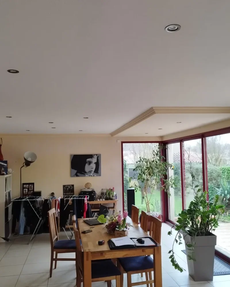 Réalisation de placo décoratif par Jonathan Durand, plaquiste à Saint Prouant
